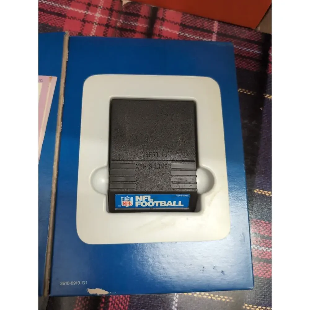 INTELLIVISION NFL FOOTBALL With Box, Manual, Keypad Insert, And More